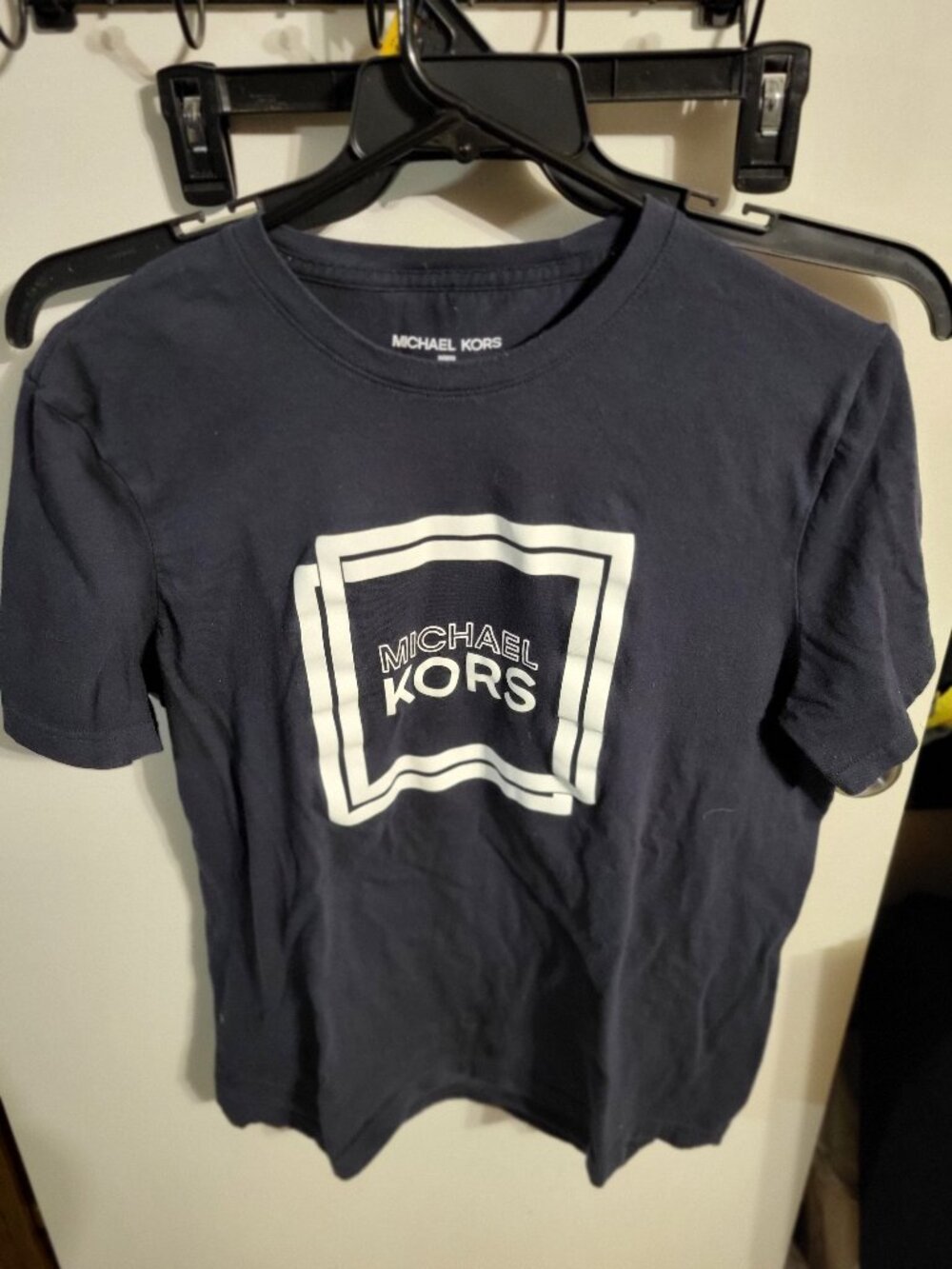 MICHAEL KORS T-SHIRT NAVY COLOR WOMENS SZ M